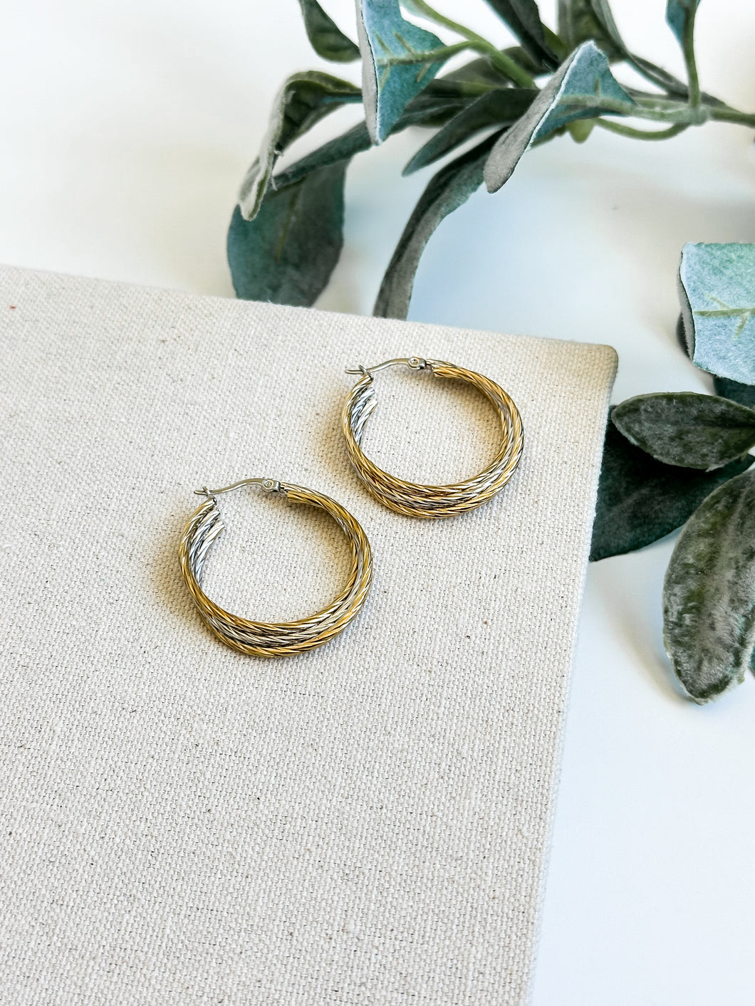 Mixed Material Hoops | Style 2