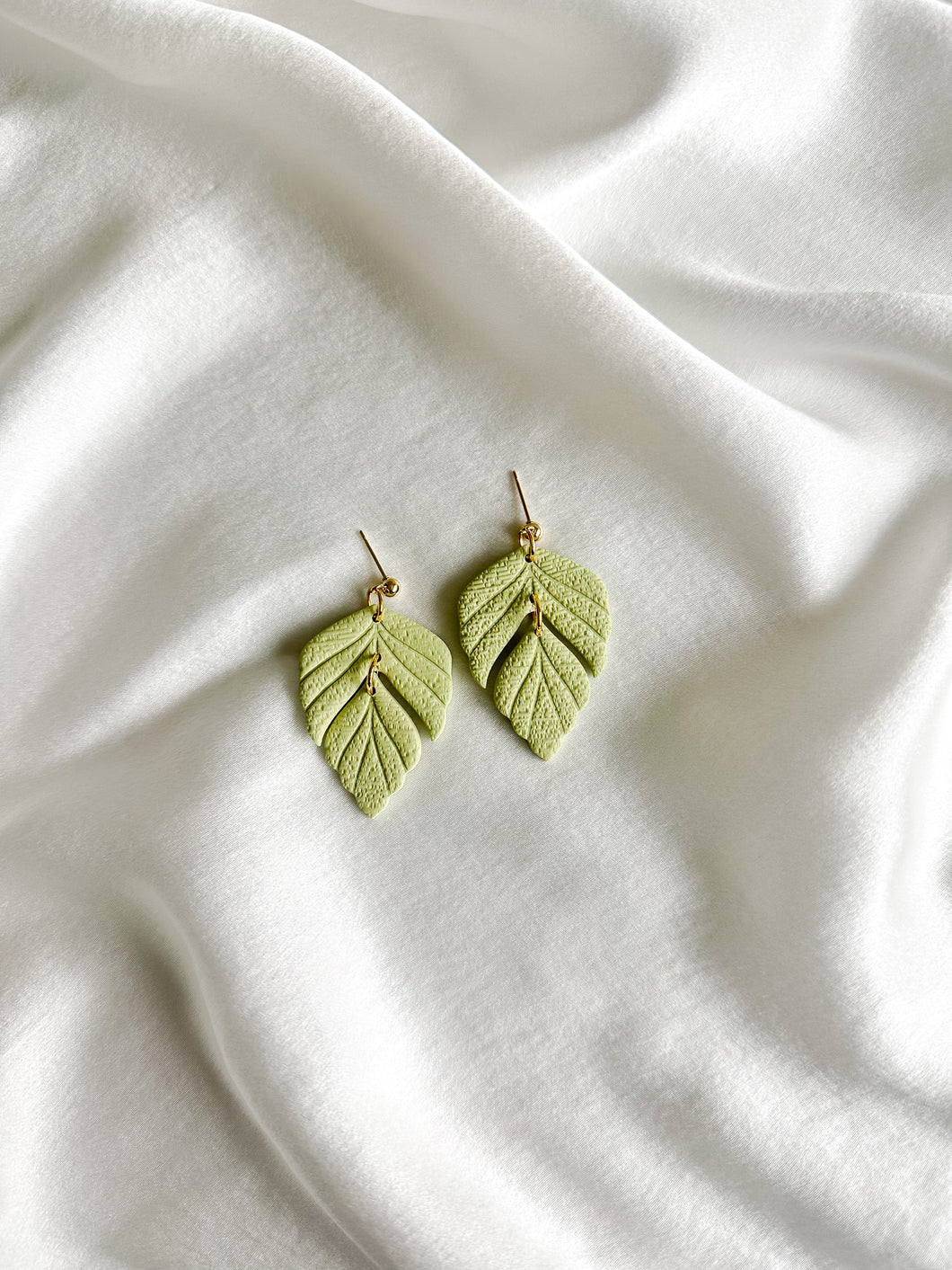Feather Dangles | Lime