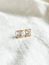 Load image into Gallery viewer, Emerald CZ Studs
